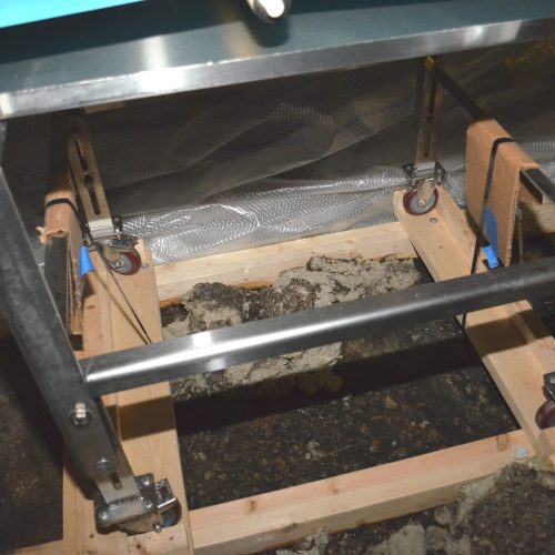 Kleenline 24 in W x 6 ft Long Straight Flat Rubber Sanitary Belt Conveyor