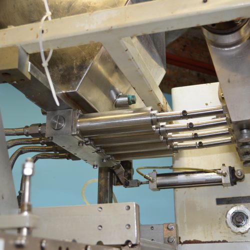 Paxall Circle Machine Model V12H12D (4) Lane Stick Pack VFFS Machine