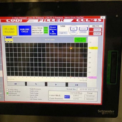 Codi Model CCL45 (5) Head Counter Pressure Can Filler and Seamer