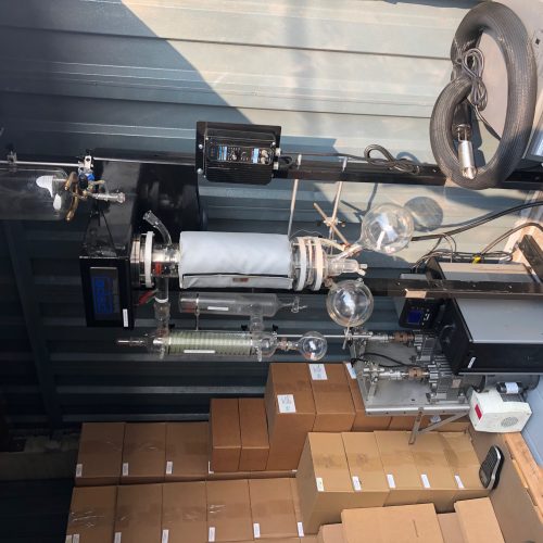 Pope Scientific Model 4040402 4 in Diameter Wiped Film Distillation System