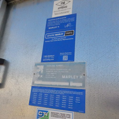 SPX Cooling Technologies / Marley Model MD5016SAF2LCBF Counterflow Cooling Tower