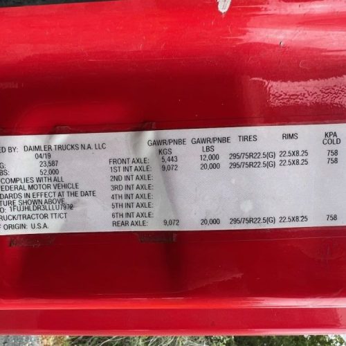 2020 Freightliner Cascadia 126 Day Cab Semi Tractor