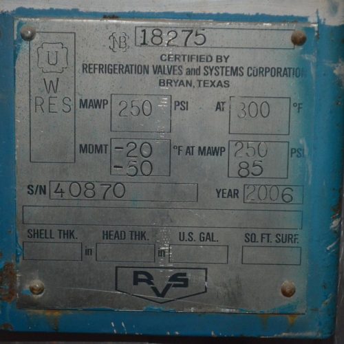 RVS Complete Skid Mounted Ammonia System with Tanks, Pumps, and Controls