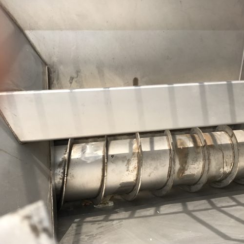 Westrup Model TR500 35 ft L x 19 in Diameter S/S Screw Conveyor