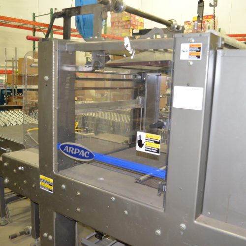 Arpac Model 25TW28 Shrink Bundler with Heat Shrink Tunnel