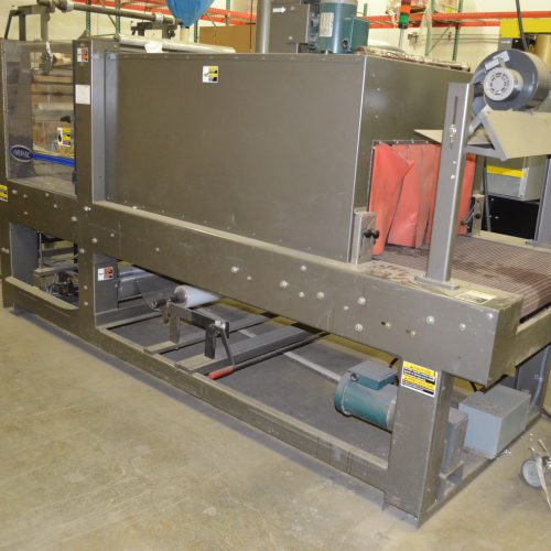 Arpac Model 25TW28 Shrink Bundler with Heat Shrink Tunnel