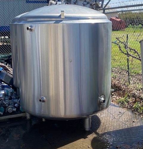 500 Gallon SFI S/S Vertical Jacketed Pressure Tank