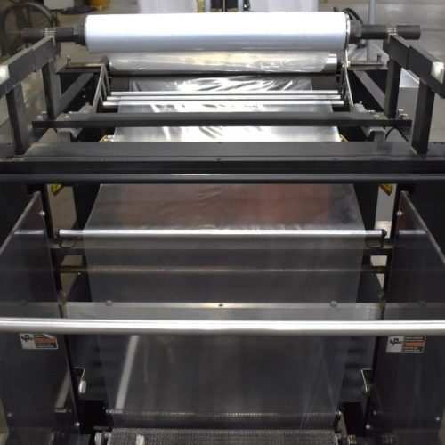 Arpac Model 25TW28 Intermittent Motion Shrink Bundler with Heat Shrink Tunnel