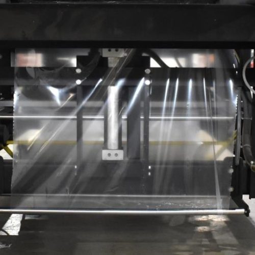 Arpac Model 25TW28 Intermittent Motion Shrink Bundler with Heat Shrink Tunnel