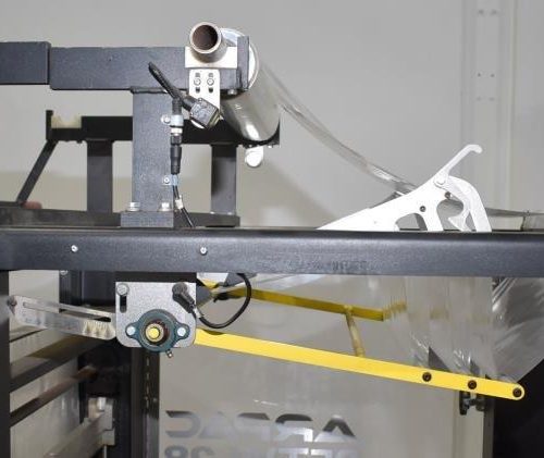 Arpac Model 25TW28 Intermittent Motion Shrink Bundler with Heat Shrink Tunnel