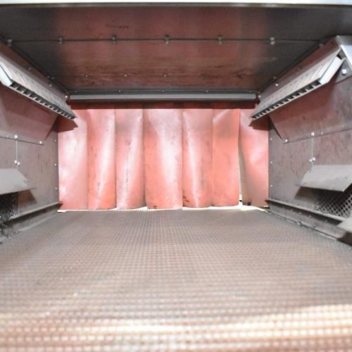 Arpac Model 25TW28 Intermittent Motion Shrink Bundler with Heat Shrink Tunnel