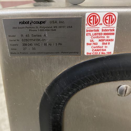 Robot Coupe Model R45 S/S Bowl Chopper