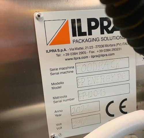 Ilpra FoodPack Model FP Energy PG Tray Sealer