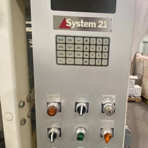 Triangle Model SB6CA612HR VFFS Machine with Top Mounted (6) Head S/S Linear Scale