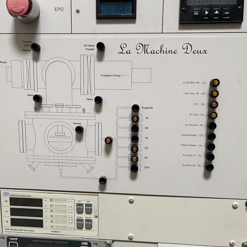 UHV Multipurpose Deposition System with Pressure and Ion Controllers, Meters, Interface, Plasma Generator, Vacuum Pump, Etc