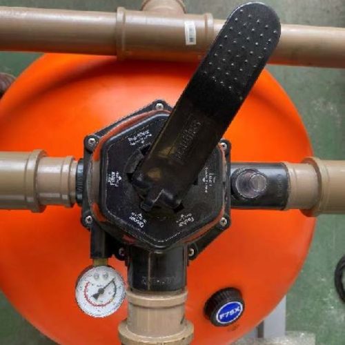 Complete Seibt Water Treatment Line Including S/S Decanter, Filter Press, Filters, Valves, and Piping