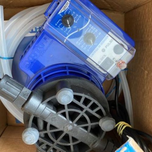 Complete Seibt Water Treatment Line Including S/S Decanter, Filter Press, Filters, Valves, and Piping