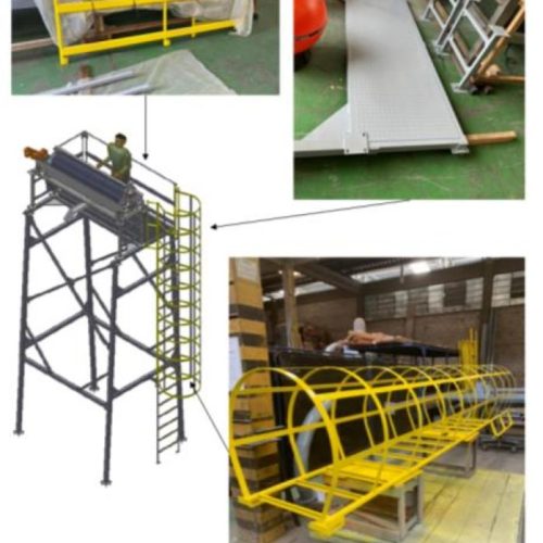 Complete Seibt Water Treatment Line Including S/S Decanter, Filter Press, Filters, Valves, and Piping