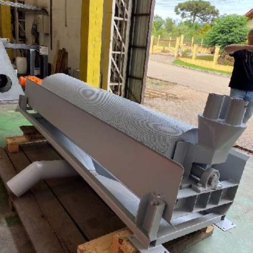 Complete Seibt Water Treatment Line Including S/S Decanter, Filter Press, Filters, Valves, and Piping