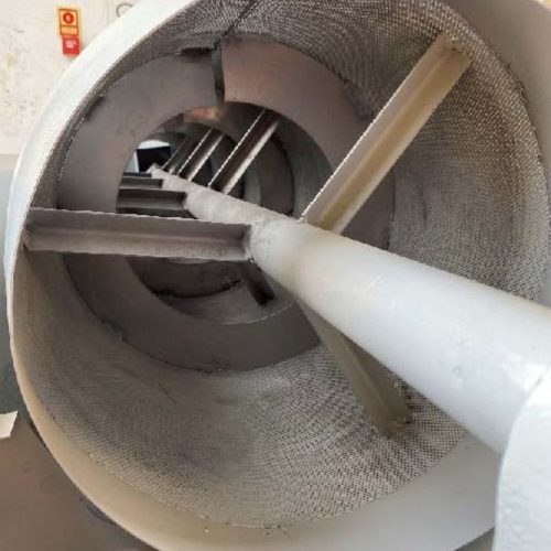 Complete Seibt Water Treatment Line Including S/S Decanter, Filter Press, Filters, Valves, and Piping