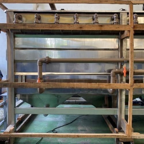 Complete Seibt Water Treatment Line Including S/S Decanter, Filter Press, Filters, Valves, and Piping