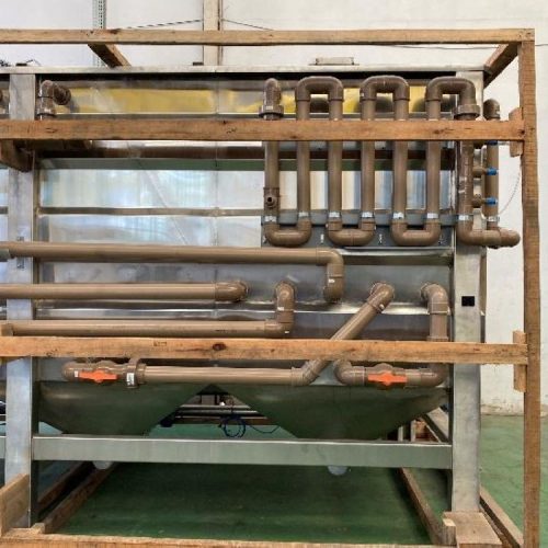 Complete Seibt Water Treatment Line Including S/S Decanter, Filter Press, Filters, Valves, and Piping