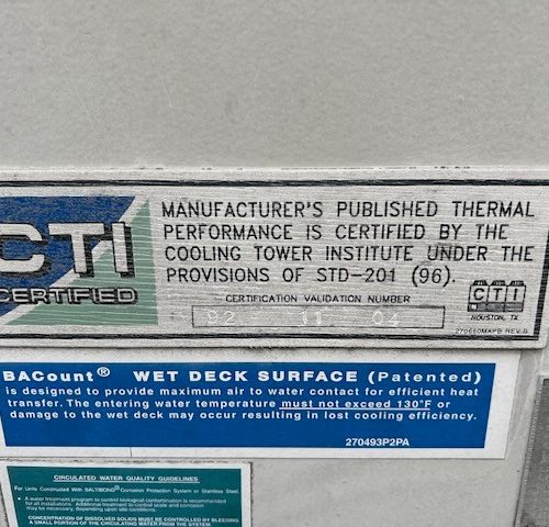 BAC Series VT1N370QR Cooling Tower