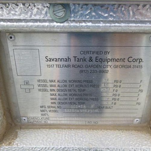 2019 Rosenblad (4) Effect 150K lbs/hr S/S Evaporator with a Stripper-Condenser and Thermal Oxidizer