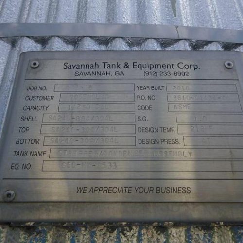 2019 Rosenblad (4) Effect 150K lbs/hr S/S Evaporator with a Stripper-Condenser and Thermal Oxidizer