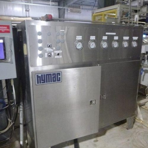 HYMAC/ Press Technology Model 100 Wet Lap Twin Wire Press, Model 100 HDP Heavy Duty Press, and Model 100 Cutter Layboy