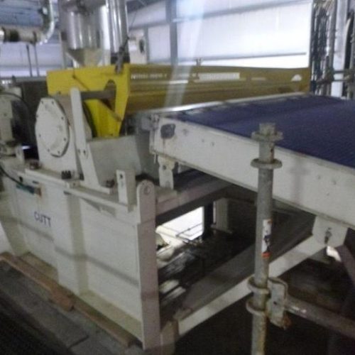 HYMAC/ Press Technology Model 100 Wet Lap Twin Wire Press, Model 100 HDP Heavy Duty Press, and Model 100 Cutter Layboy