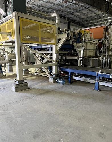 HYMAC/ Press Technology Model 100 Wet Lap Twin Wire Press, Model 100 HDP Heavy Duty Press, and Model 100 Cutter Layboy