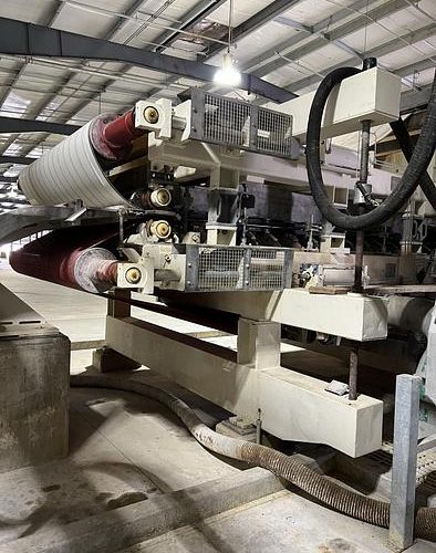 HYMAC/ Press Technology Model 100 Wet Lap Twin Wire Press, Model 100 HDP Heavy Duty Press, and Model 100 Cutter Layboy