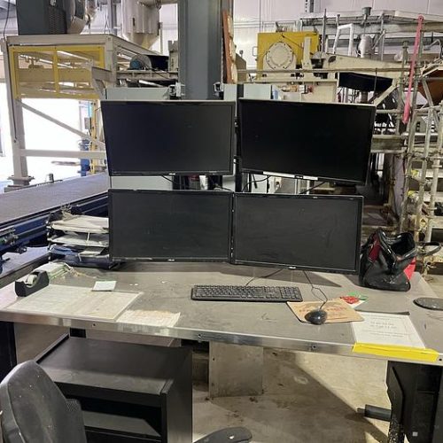 HYMAC/ Press Technology Model 100 Wet Lap Twin Wire Press, Model 100 HDP Heavy Duty Press, and Model 100 Cutter Layboy