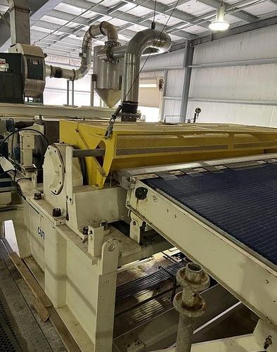 HYMAC/ Press Technology Model 100 Wet Lap Twin Wire Press, Model 100 HDP Heavy Duty Press, and Model 100 Cutter Layboy