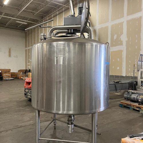 600 Gallon Walker Vertical 316L S/S Insulated Sweep Agitated Tank