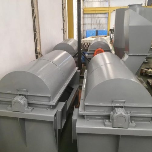 Seibt 40 HP Vertical Pre-Dryers, 470mm x 2500mm