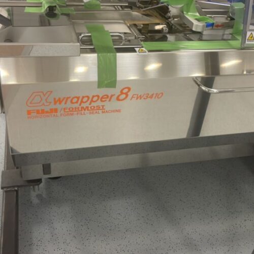 UNUSED Fuji Model FW3410B Alpha 8 S/S Continuous Horizontal Flow Wrapper