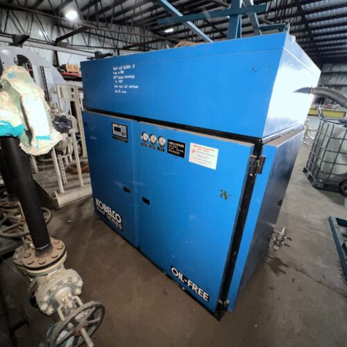 Kobelco Model KNW Series 75 HP Screw Type Air Compressor