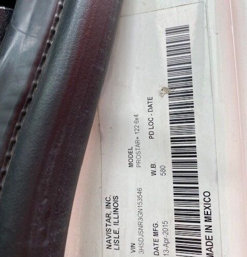 International Prostar Truck Tractor, Sleeper Cab Condo Type (White)