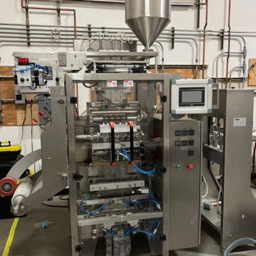 Automatic Gel Sachet Packing Machine of Four-lane packing Machine. Never used in production.