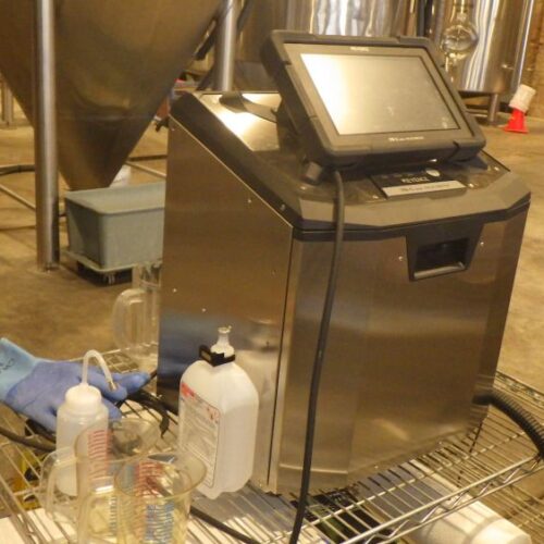 Complete Can Filling Line Including Maheen Model M6 (6) Head Filler and Single Head Seamer, Depalletizer, Can Washer, Labeler, Accumulation Conveyor, Etc.