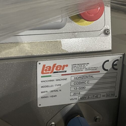 Lafer Packaging Model Cosmic C 150 PPM Horizontal Flow Wrapper