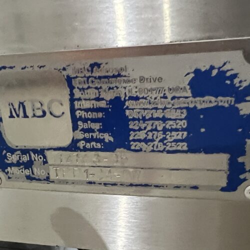 Complete Terco 8 CPM BOV Bag on Valve Aerosol Can Filling Line with Filler, Gasser, Crimper, Sleeve Labeler, Etc.