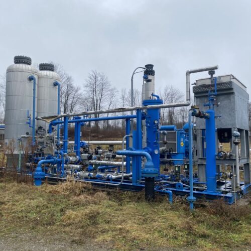 Refrigerated Joule Thomson Effect (J-T) Natural Gas Liquids Extraction Plant