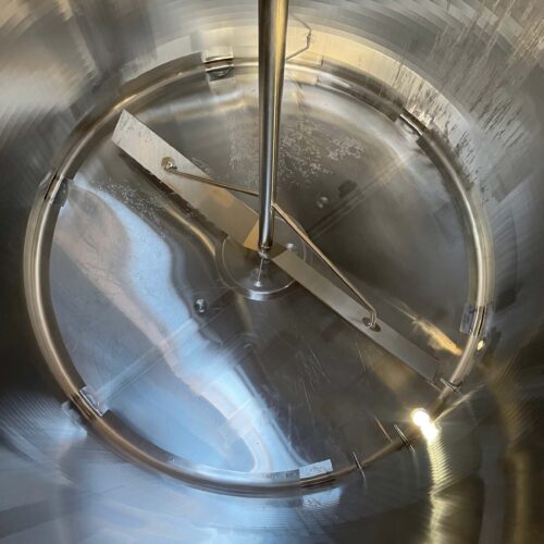 3,000 Gallon Feldmeier Vertical 304 S/S Jacketed Sweep Agitated Tank