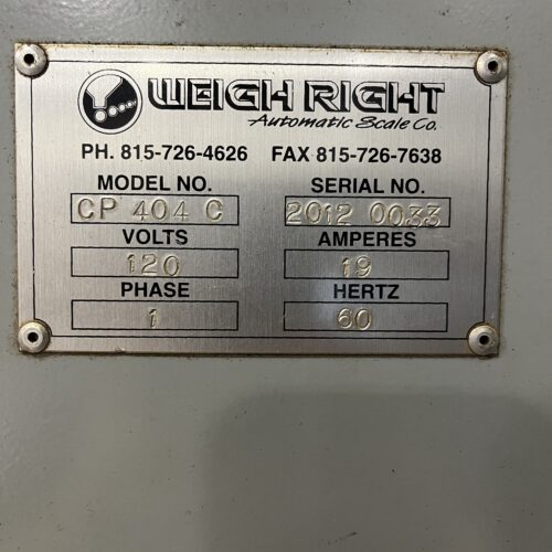 Complete VFFS System Including Key Pak Model EL1200 VFFS Machine, Linear Combination Scale, Auger Feeder and Discharge Conveyor