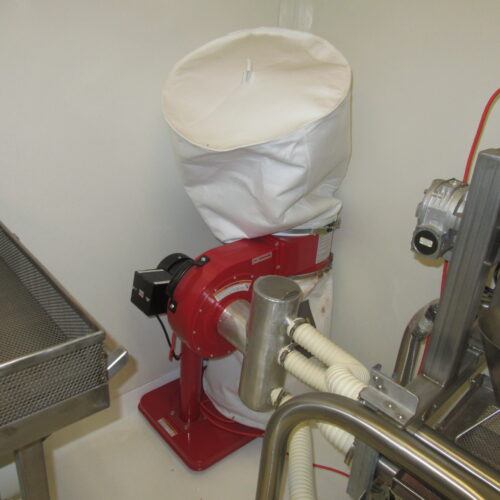 Cacao Cucina Model WINN15, 15 kg Capacity Manually Fed Cocoa Bean Mini-Winnower with Dust Collector