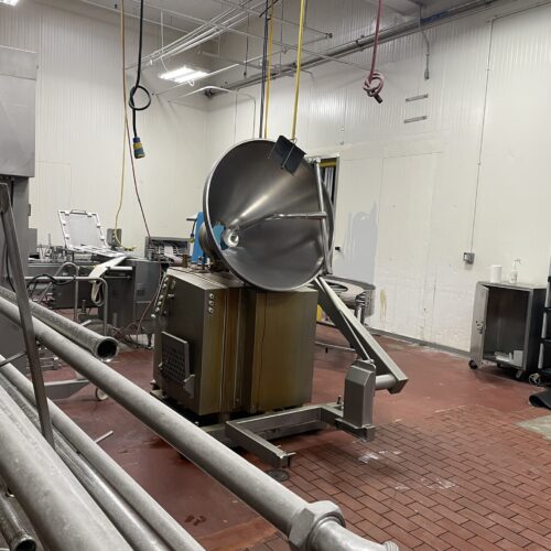 Vemag Model HP30E Vacuum Filler Stuffer with MMP223 Portioner and SC 261 Shuttle Conveyor
