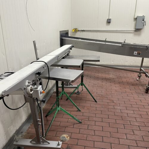 Vemag Model HP30E Vacuum Filler Stuffer with MMP223 Portioner and SC 261 Shuttle Conveyor